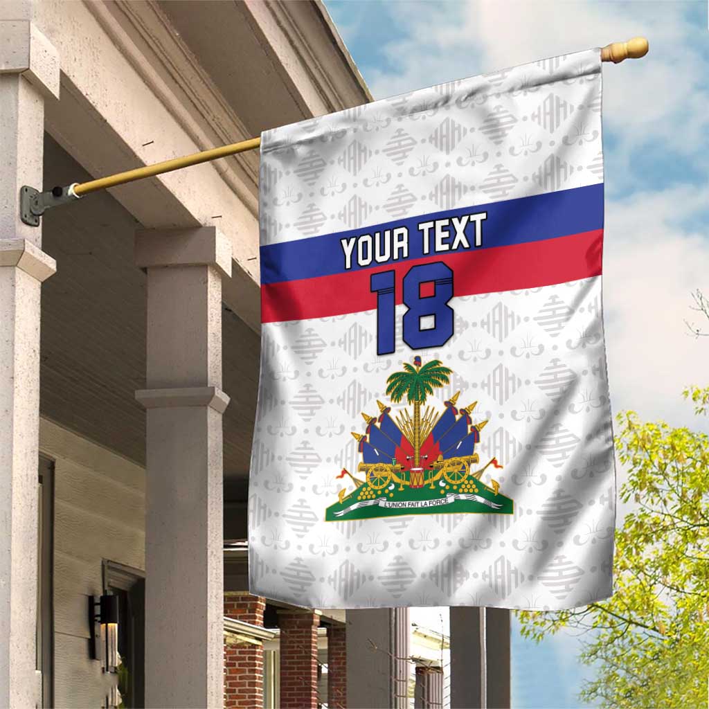 Custom Haiti Football Garden Flag Ekip foutbol Ayiti