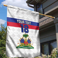 Custom Haiti Football Garden Flag Ekip foutbol Ayiti