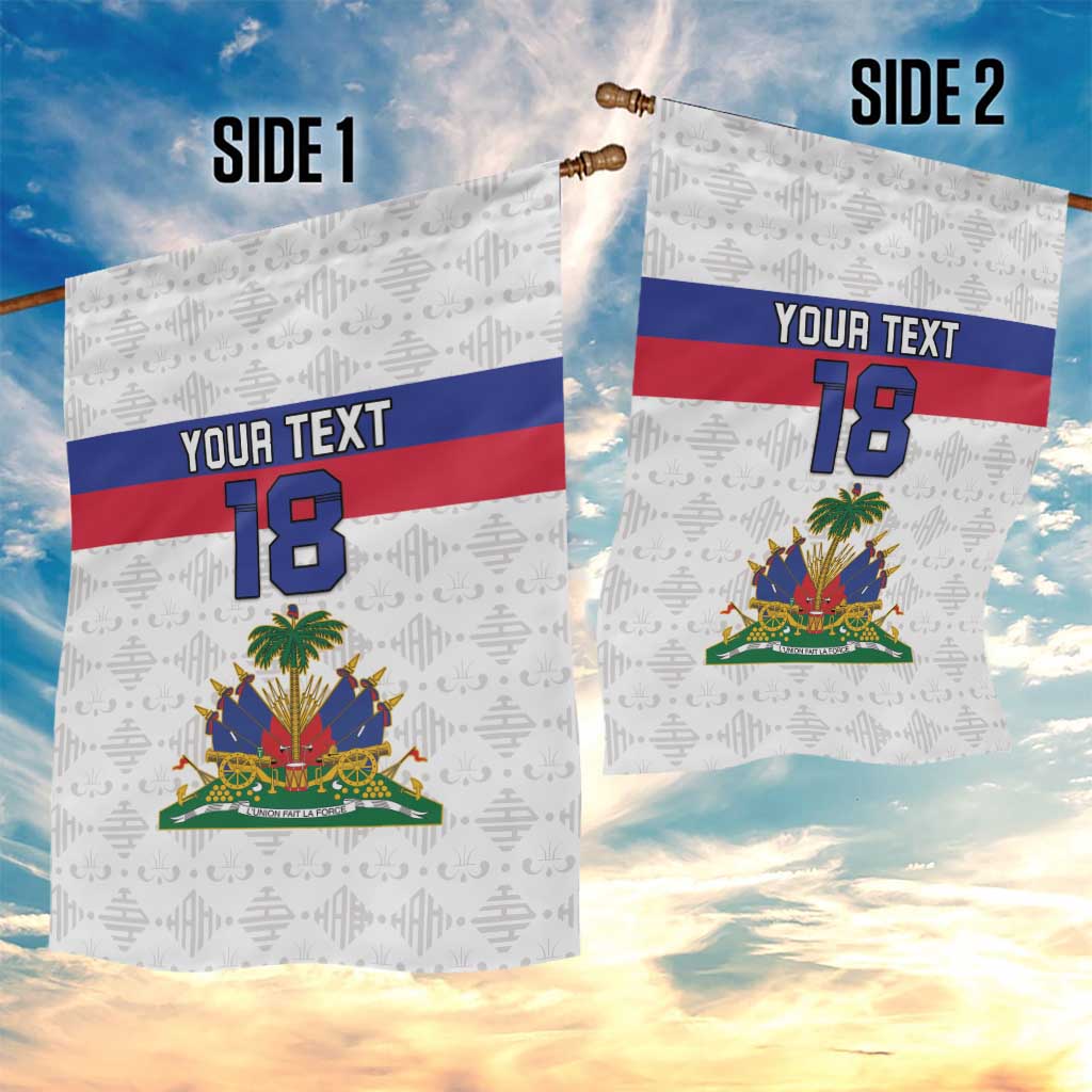 Custom Haiti Football Garden Flag Ekip foutbol Ayiti