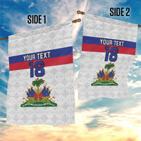 Custom Haiti Football Garden Flag Ekip foutbol Ayiti
