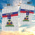 Custom Haiti Football Garden Flag Ekip foutbol Ayiti