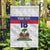Custom Haiti Football Garden Flag Ekip foutbol Ayiti