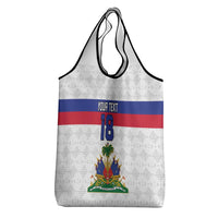 Custom Haiti Football Grocery Bag Ekip foutbol Ayiti