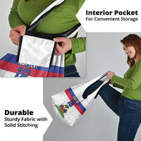 Custom Haiti Football Grocery Bag Ekip foutbol Ayiti
