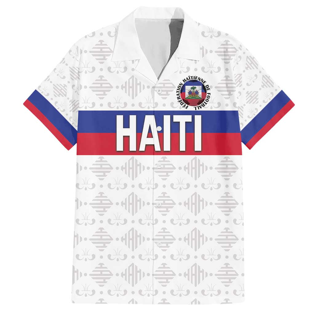 Custom Haiti Football Hawaiian Shirt Ekip foutbol Ayiti
