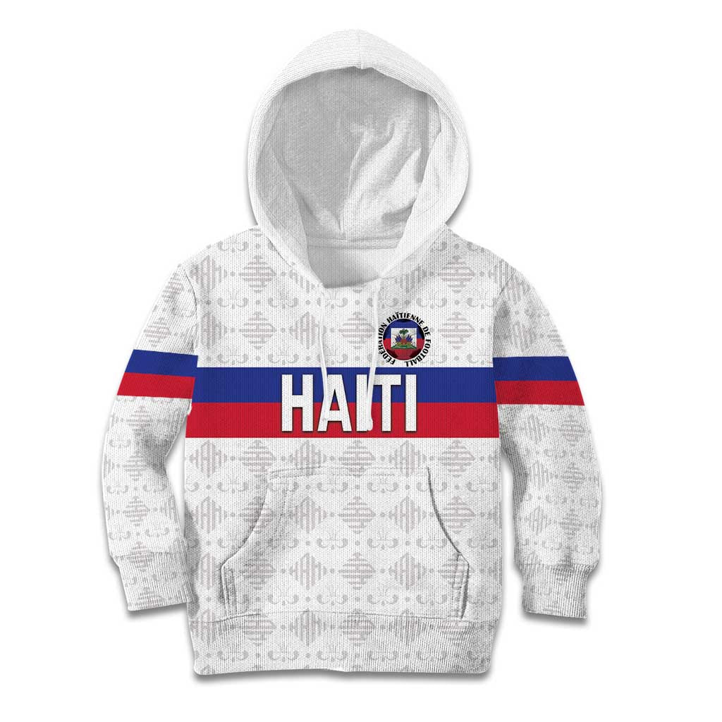 Custom Haiti Football Kid Hoodie Ekip foutbol Ayiti