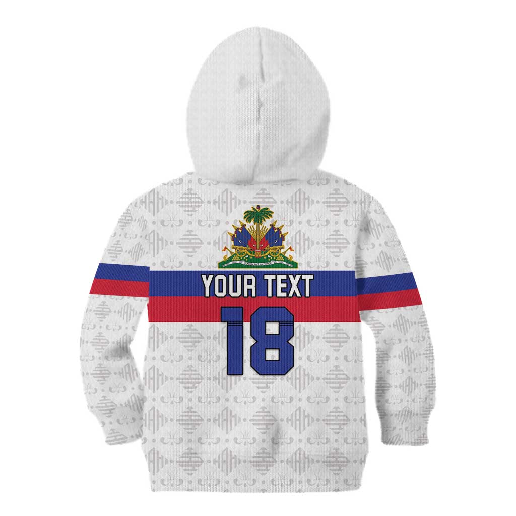 Custom Haiti Football Kid Hoodie Ekip foutbol Ayiti