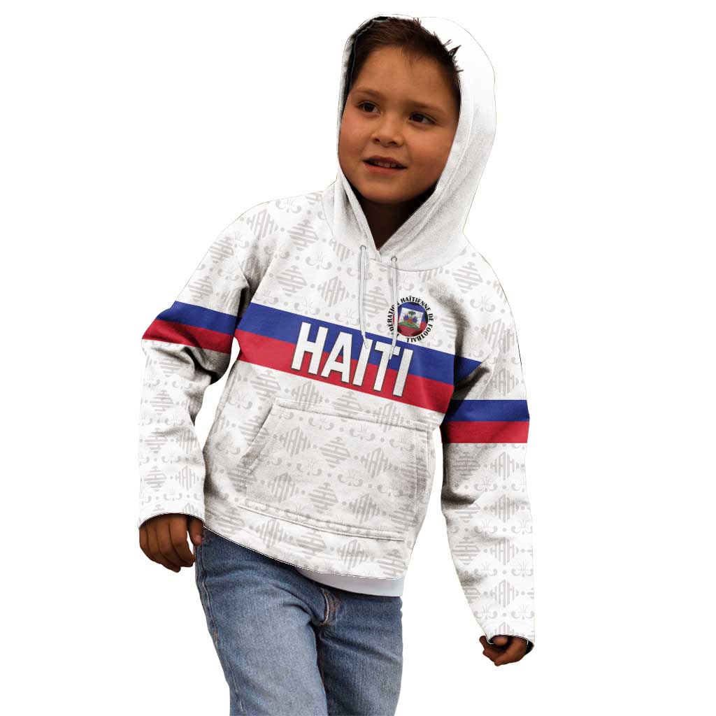 Custom Haiti Football Kid Hoodie Ekip foutbol Ayiti