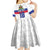 Custom Haiti Football Kid Short Sleeve Dress Ekip foutbol Ayiti