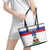 Custom Haiti Football Leather Tote Bag Ekip foutbol Ayiti