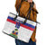 Custom Haiti Football Leather Tote Bag Ekip foutbol Ayiti