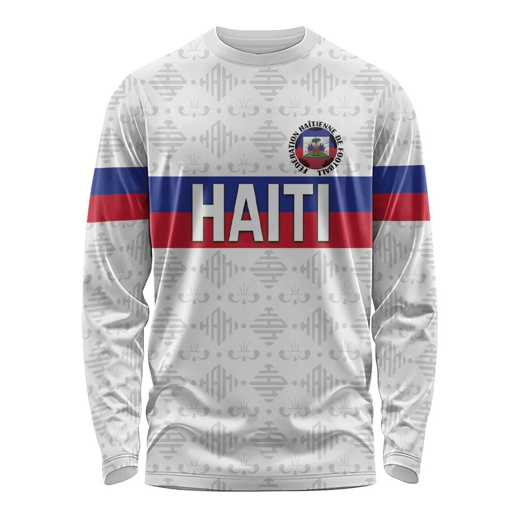 Custom Haiti Football Long Sleeve Shirt Ekip foutbol Ayiti