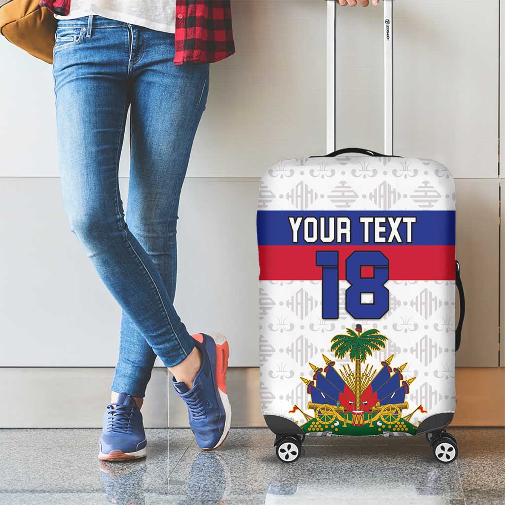 Custom Haiti Football Luggage Cover Ekip foutbol Ayiti