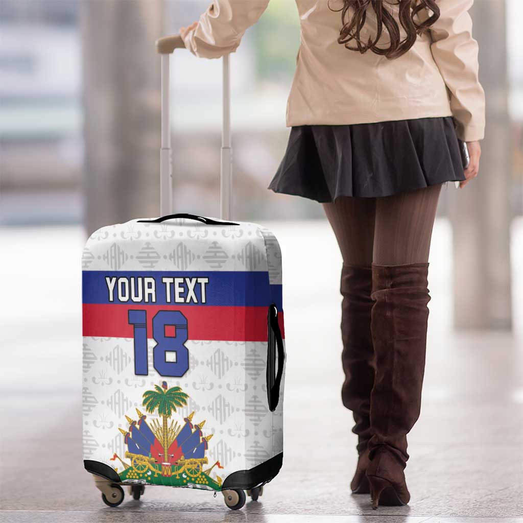 Custom Haiti Football Luggage Cover Ekip foutbol Ayiti