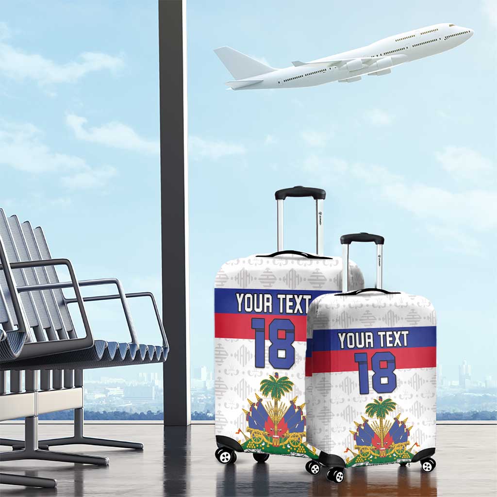 Custom Haiti Football Luggage Cover Ekip foutbol Ayiti