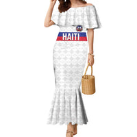 Custom Haiti Football Mermaid Dress Ekip foutbol Ayiti