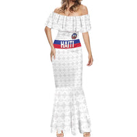Custom Haiti Football Mermaid Dress Ekip foutbol Ayiti