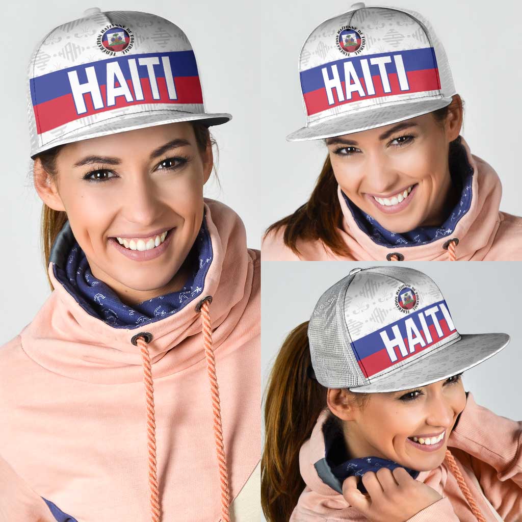 Haiti Football Mesh Trucker Cap Ekip foutbol Ayiti - Wonder Print Shop