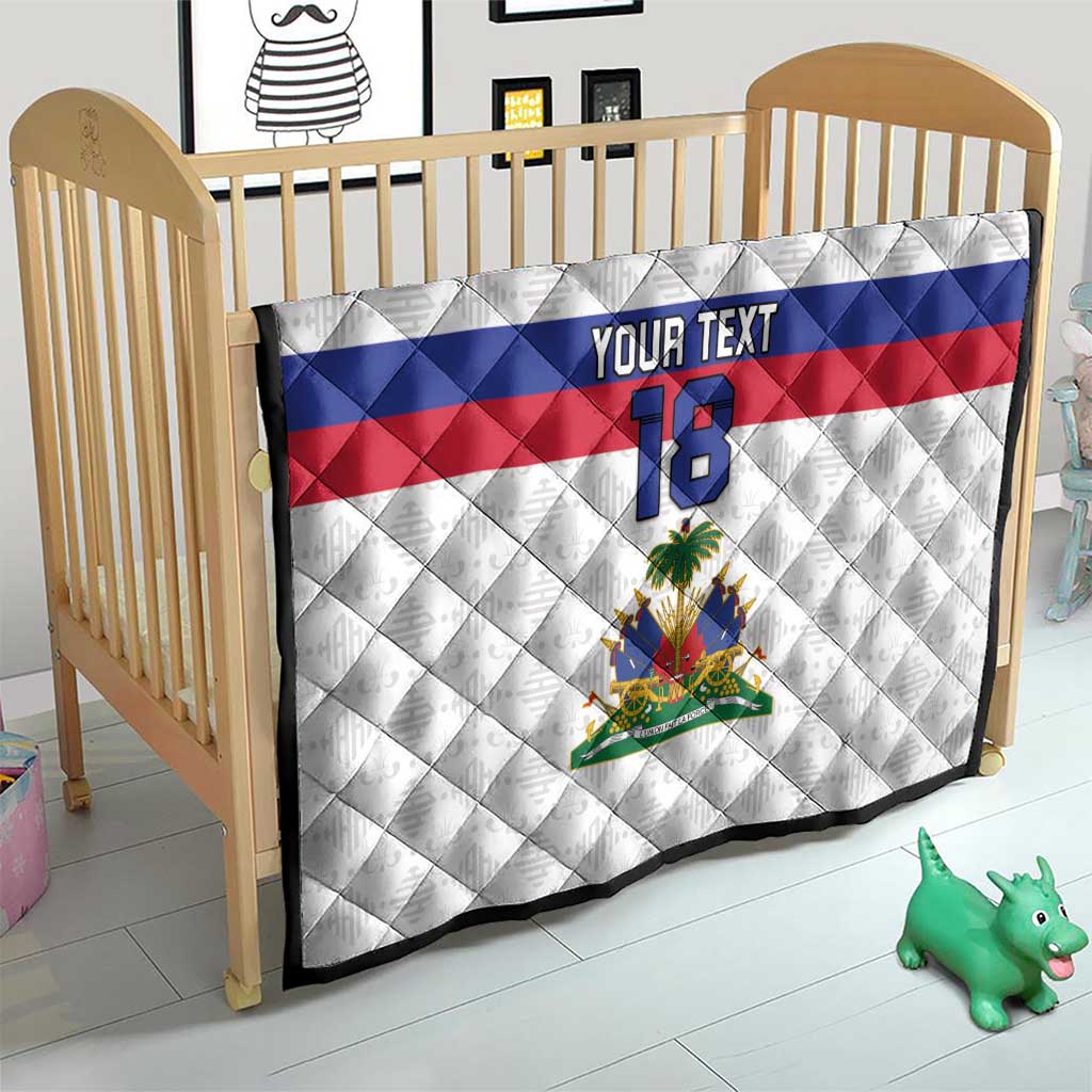 Custom Haiti Football Quilt Ekip foutbol Ayiti