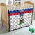 Custom Haiti Football Quilt Ekip foutbol Ayiti