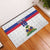 Custom Haiti Football Rubber Doormat Ekip foutbol Ayiti