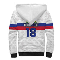 Custom Haiti Football Sherpa Hoodie Ekip foutbol Ayiti