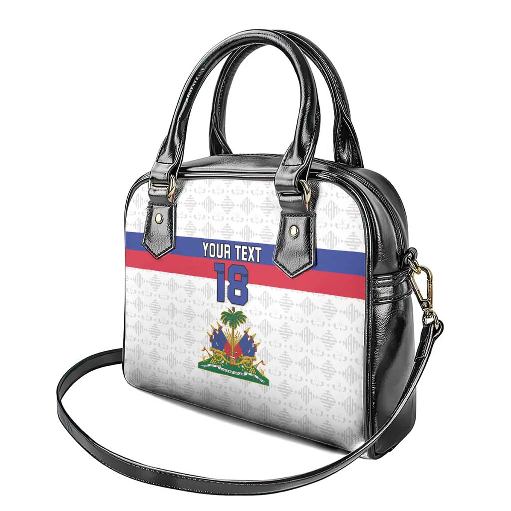 Custom Haiti Football Shoulder Handbag Ekip foutbol Ayiti