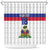 Custom Haiti Football Shower Curtain Ekip foutbol Ayiti