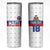 Custom Haiti Football Skinny Tumbler Ekip foutbol Ayiti