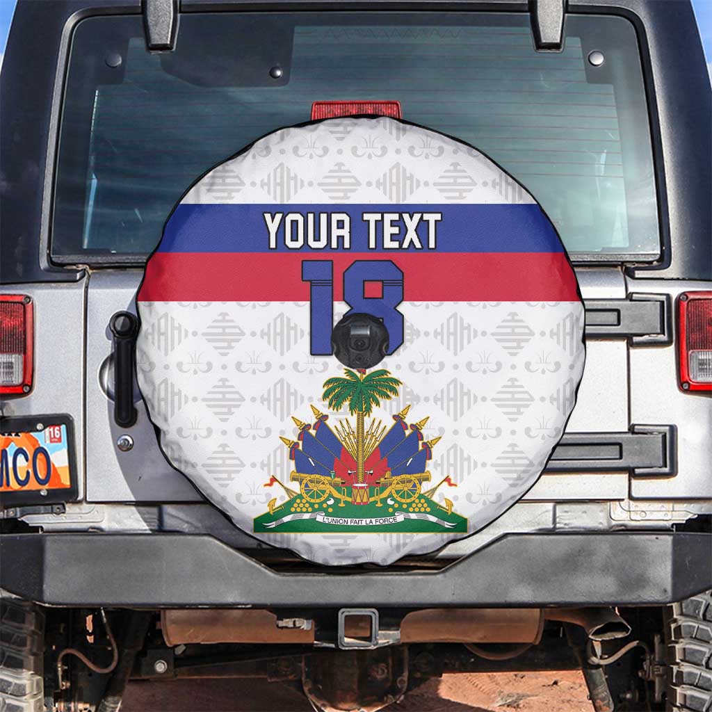 Custom Haiti Football Spare Tire Cover Ekip foutbol Ayiti