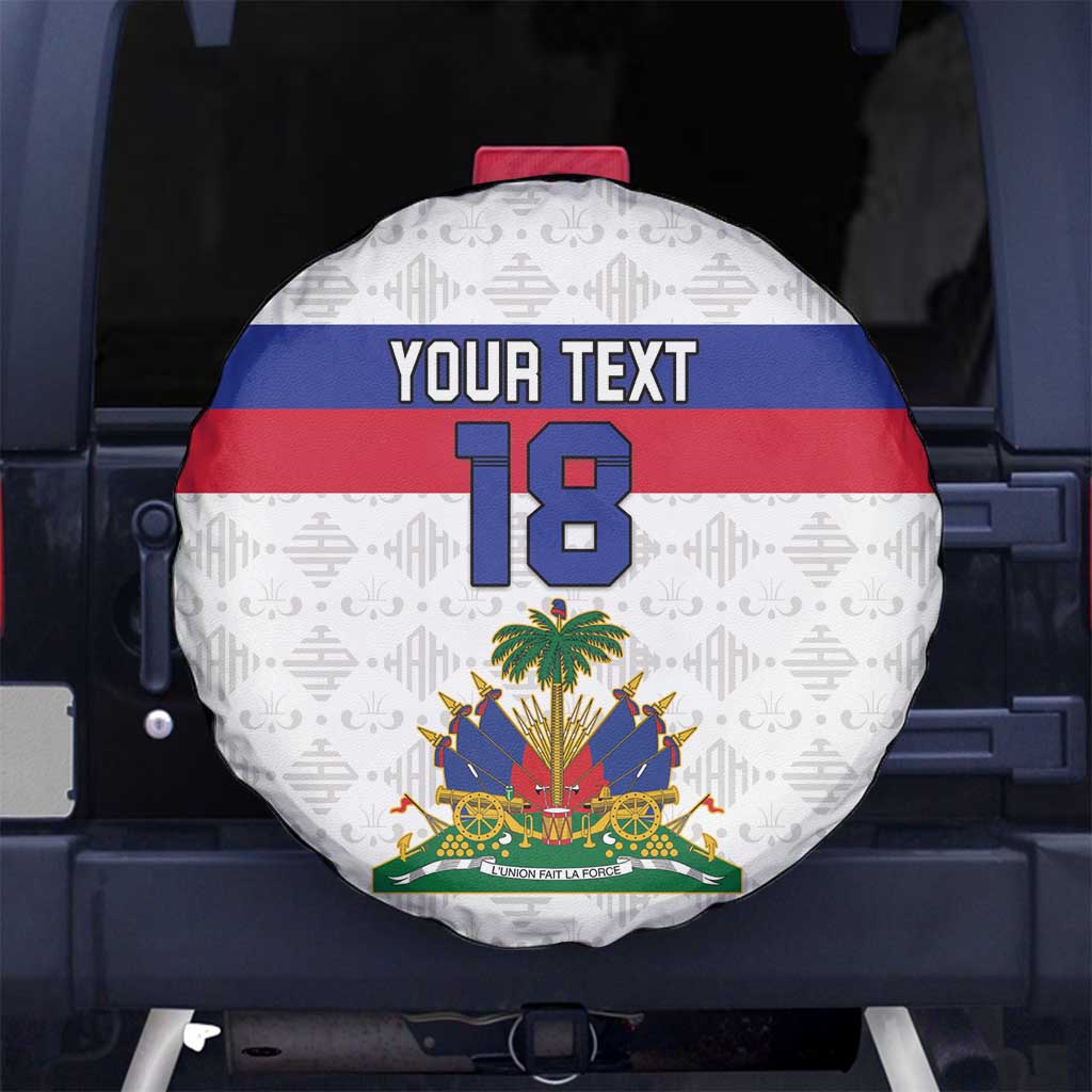 Custom Haiti Football Spare Tire Cover Ekip foutbol Ayiti