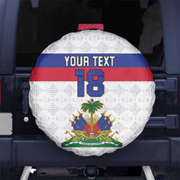 Custom Haiti Football Spare Tire Cover Ekip foutbol Ayiti