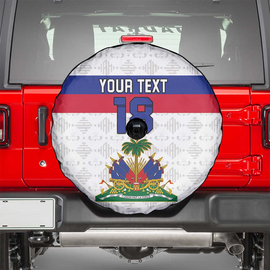 Custom Haiti Football Spare Tire Cover Ekip foutbol Ayiti