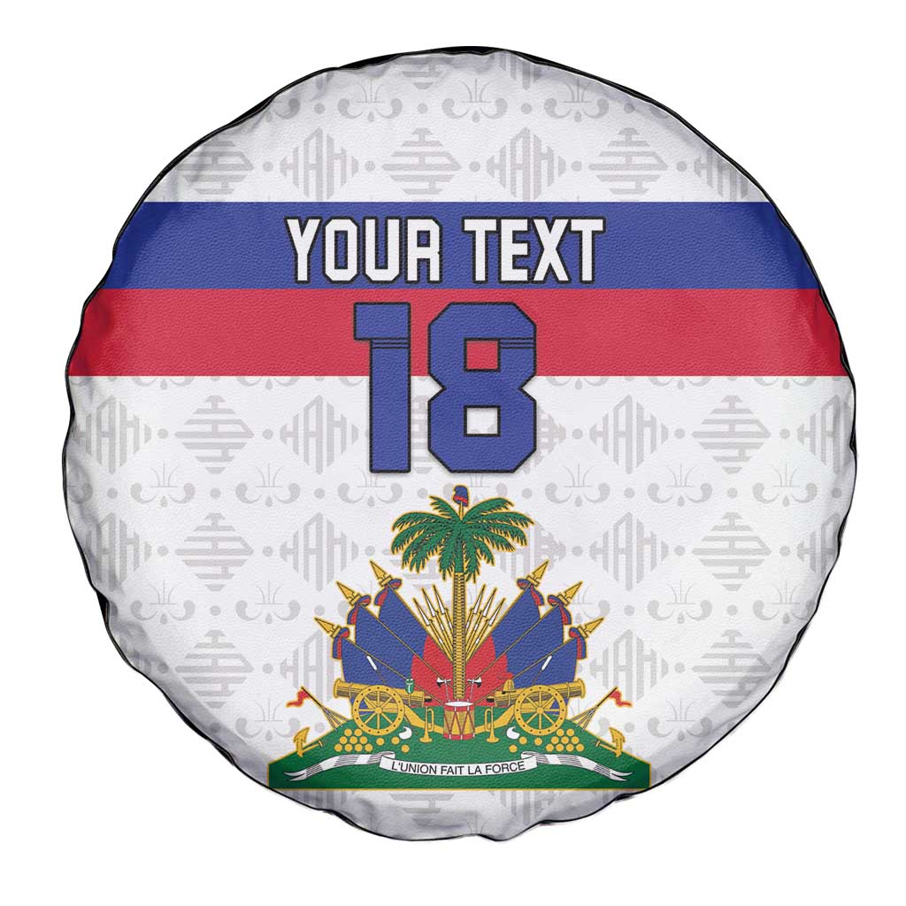 Custom Haiti Football Spare Tire Cover Ekip foutbol Ayiti