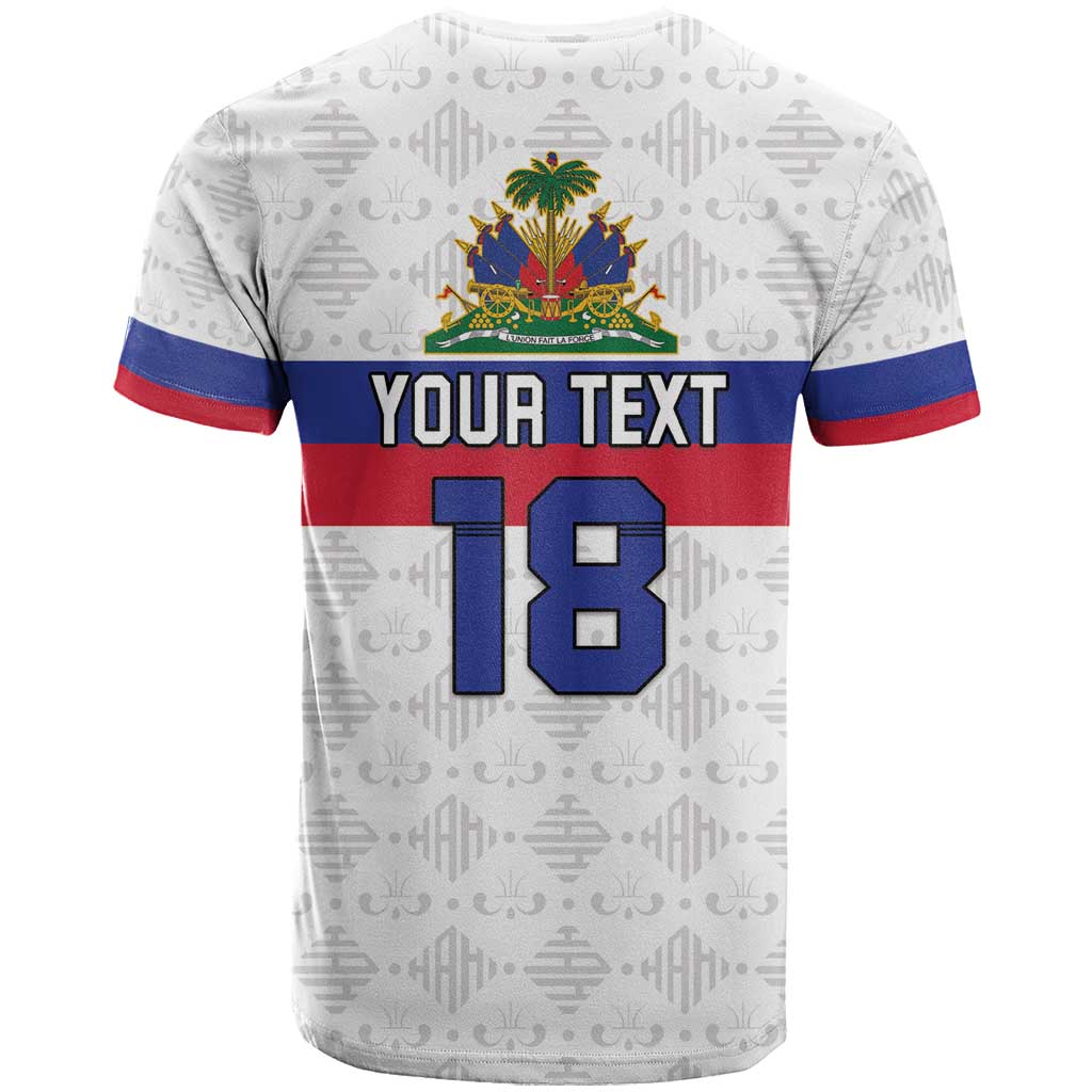 Custom Haiti Football T Shirt Ekip foutbol Ayiti