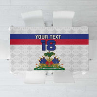 Custom Haiti Football Tablecloth Ekip foutbol Ayiti