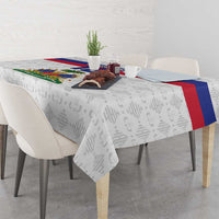 Custom Haiti Football Tablecloth Ekip foutbol Ayiti