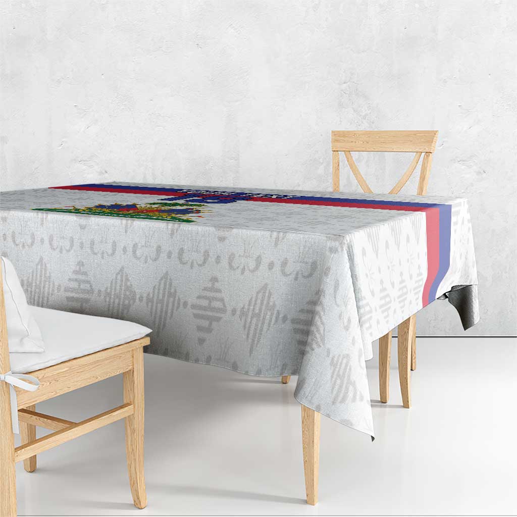 Custom Haiti Football Tablecloth Ekip foutbol Ayiti