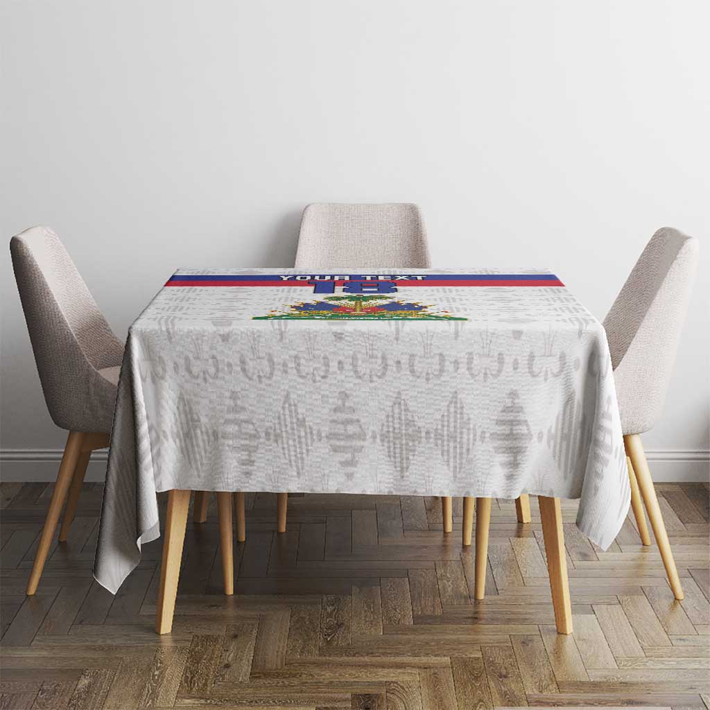 Custom Haiti Football Tablecloth Ekip foutbol Ayiti