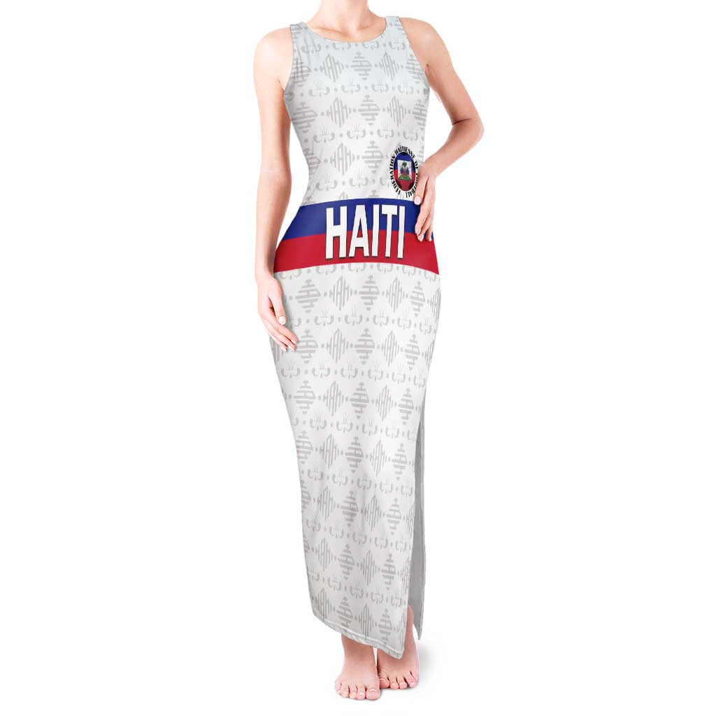 Custom Haiti Football Tank Maxi Dress Ekip foutbol Ayiti