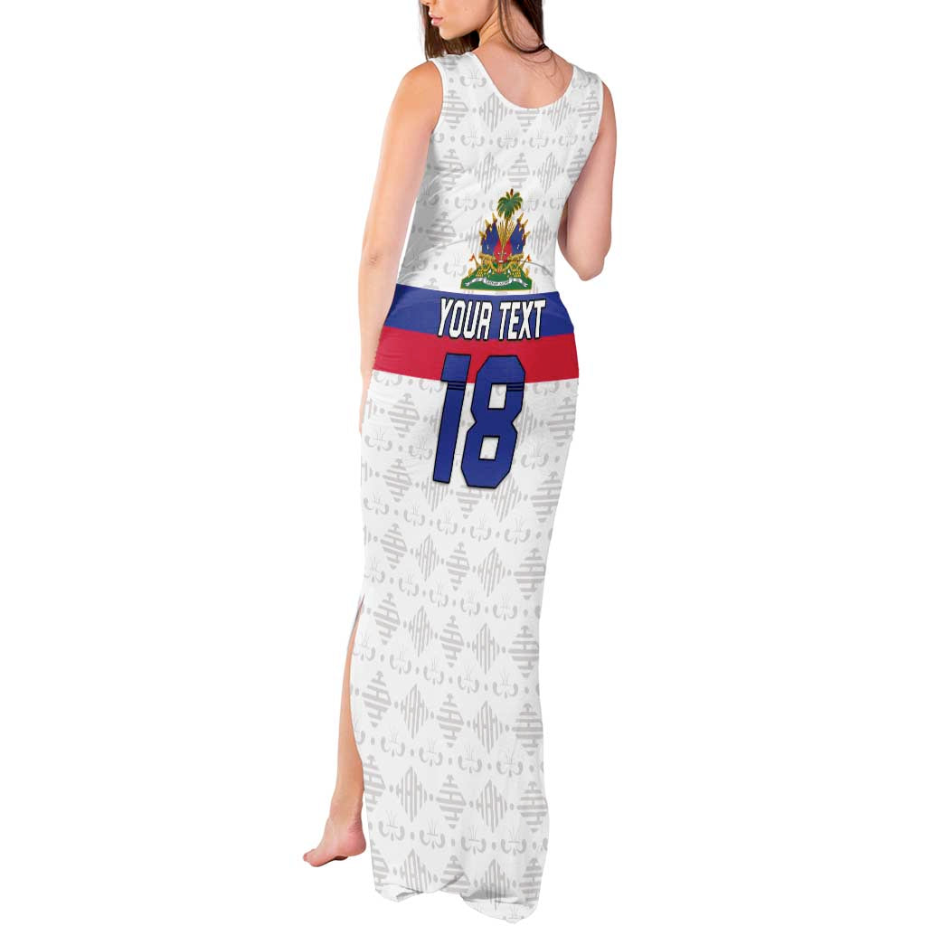 Custom Haiti Football Tank Maxi Dress Ekip foutbol Ayiti