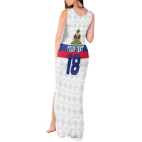 Custom Haiti Football Tank Maxi Dress Ekip foutbol Ayiti