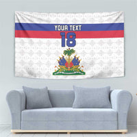 Custom Haiti Football Tapestry Ekip foutbol Ayiti