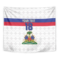 Custom Haiti Football Tapestry Ekip foutbol Ayiti