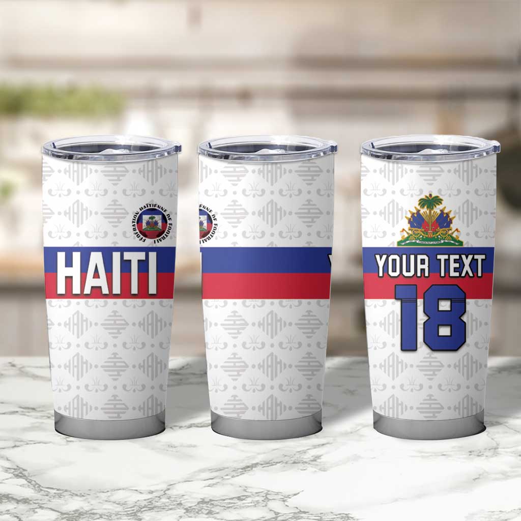 Custom Haiti Football Tumbler Cup Ekip foutbol Ayiti