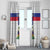 Custom Haiti Football Window Curtain Ekip foutbol Ayiti