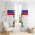 Custom Haiti Football Window Curtain Ekip foutbol Ayiti