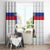 Custom Haiti Football Window Curtain Ekip foutbol Ayiti