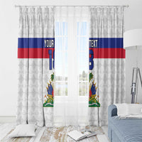 Custom Haiti Football Window Curtain Ekip foutbol Ayiti