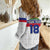 Custom Haiti Football Women Casual Shirt Ekip foutbol Ayiti
